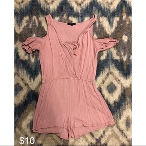 Pale pink romper